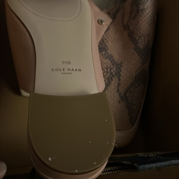 New Cole Haan RYAN MULE MAHOGANY Rose Size women’s 9.5 B new - Picture 7 of 7